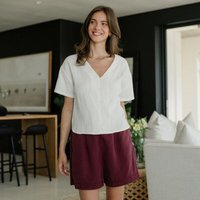 NORDLICHT Musselin Shirt aus 100% Bio-Baumwolle FREJA