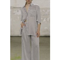 IVA RYCH Gestreifte Bluse mit kurzen Ärmeln I Deadstock
