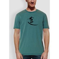 little kiwi Unisex T-Shirt, "Skater", Dyed Hydro