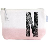 renna deluxe Kulturtasche und Kosmetiktasche mit Monogramm - ROSA