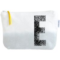 renna deluxe Kulturtasche und Kosmetiktäschchen mit Monogramm GRAU