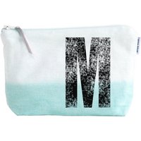 renna deluxe Kulturtasche und Schminktasche mit Monogramm MINT