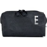 renna deluxe Kulturbeutel oder Kosmetiktasche mit Monogramm, vegan, SCHWARZ