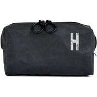 renna deluxe Kulturbeutel oder Kosmetiktasche mit Monogramm, vegan, SCHWARZ