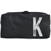 renna deluxe Kulturbeutel oder Kosmetiktasche mit Monogramm, vegan, SCHWARZ