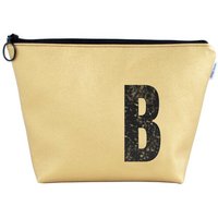 renna deluxe Kulturtasche und Kosmetiktasche personalisiert mit Monogramm GOLD