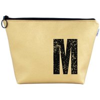 renna deluxe Kulturtasche und Kosmetiktasche personalisiert mit Monogramm GOLD