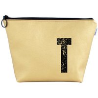 renna deluxe Kulturtasche und Kosmetiktasche personalisiert mit Monogramm GOLD