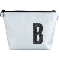 renna deluxe Kulturtasche und Kosmetiktasche personalisiert mit Monogramm SILBER