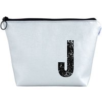 renna deluxe Kulturtasche und Kosmetiktasche personalisiert mit Monogramm SILBER
