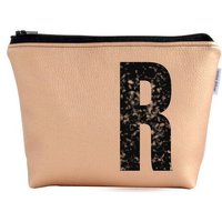 renna deluxe Kulturtasche und Kosmetiktasche personalisiert mit Monogramm - KUPFER