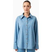 ORGANICATION Denim-Bluse aus Bio-Baumwolle