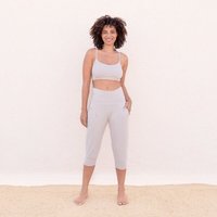 Jaya NIDHI - Damen - 3/4 Hose für Yoga und Freizeit aus Biobaumwolle
