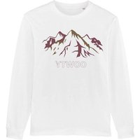 YTWOO Herren Langarmshirt Bergland aus schwerer Baumwolle