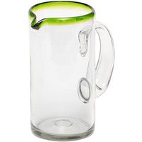 GLOBO Fair Trade Krug LIMONADA aus Recyclingglas, mundgeblasen, verschiedene Designs