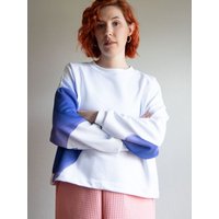 Ecostories Oversized Sweatshirt Pinselstrich