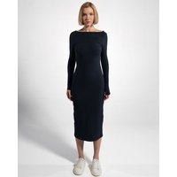 GORG Geripptes Damen-Langarmkleid aus Bio-Baumwolle & TENCEL Modal