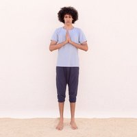 Jaya ROCKY UNI - Männer - körpernahes T-Shirt für Yoga aus Biobaumwolle