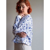Ecostories Oversized Sweatshirt Postkarte