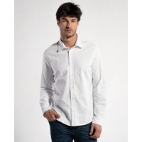 GORG Herren Piqué-Langarmhemd aus Bio-Baumwolle