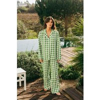 AmourLinen Langarm-Pyjama-Set Nightly