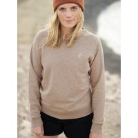 FUXBAU Frauen fux Pullover - beige meliert