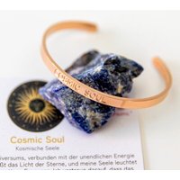 Divasya Armreif mit Gravur | rosé vergoldet | Cosmic Soul