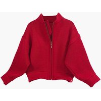 vincente gestrickte Bomberjacke