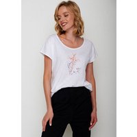 GREENBOMB Nature Bird Reed Cool - Sportliches T-Shirt aus Bio-Baumwolle / hochwertiger Print / GOTS / Fair & Vegan
