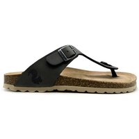 Vegane thies ® Eco Bio Thong Sandale aus rec. PET mit Kork-Tieffussbett MEN