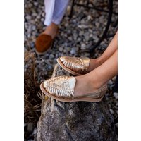 Salt and Sohle Leder Huarache Sandalen für Damen | SAPOTE