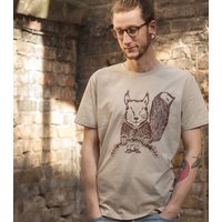 päfjes Ella Eichhorn / Squirrel - Fair Wear Männer T-Shirt - Sandbrown