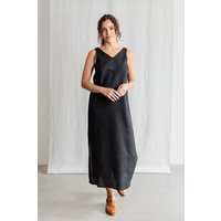 Jyoti - Fair Works Hanf/Tencel Midikleid Arohi