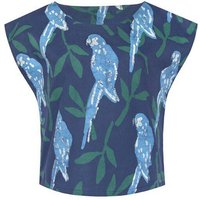 Global Mamas Bio Bluse - BOXY - Fissure