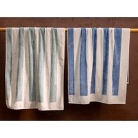 Strandtuch Velours 100x180 - 1 Stk "Yumeko" aus Bio-Baumwolle