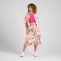 DEDICATED Klippan - Sommer Midi Rock aus Lyocell
