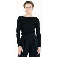 keijn Longshirt HASH – Off Shoulder Shirt mit tiefem, gerundeten Rückenausschnitt