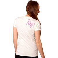 HANDGEDRUCKT "Tagpfauenauge 01" Schmetterling Frauen T-Shirt Earth Positive