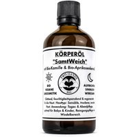 Two Hands BIO Körperöl „SamtWeich“ mit Bio-Kamille & Bio-Aprikosenkernöl - Babyöl - Bio Vegan