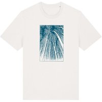 ilovemixtapes T-Shirt „Linolwald“ – Off White