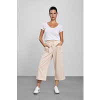 Feuervogl fv-Mar:tha Jogpants | Wide Leg | Cropped | Rubber Waistband | Cotton-Linen-Mix