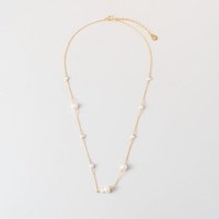 fejn jewelry Kette 'station pearl' mit Süßwasserperlen