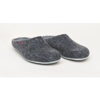 Magicfelt Filz-Hausschuh AP 701 aus 100% Merino-Wolle | Pantoffeln für Damen & Herren mit hochwertiger Ledersohle - Made in Tirol