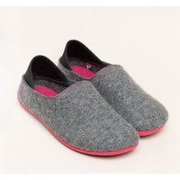 Gottstein Filzhausschuh Wool Slip-On aus 100% Schurwolle - für Damen & Herren - Rutschfeste Gummisohle