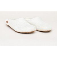 Magicfelt Filz-Hausschuh 713 aus 100% seltenen Wollen | Pantoffel für Damen & Herren mit hochwertiger Rinds-Sohle - Made in Tirol