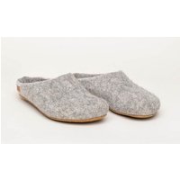 Magicfelt Filz-Hausschuh 728 aus 100% feiner Alpaka-Wolle | Pantoffel für Damen & Herren mit hochwertiger Rinds-Sohle - Made in Tirol