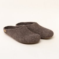 Magicfelt Filz-Hausschuh 729 aus 100% edler Kamel-Wolle | Pantoffel für Damen & Herren mit hochwertiger Rinds-Sohle - Made in Tirol