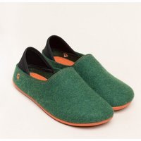 Gottstein Filzhausschuh Wool Slip-On aus 100% Schurwolle - für Damen & Herren - Rutschfeste Gummisohle