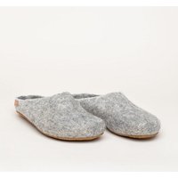 Magicfelt Filz-Hausschuh 713 aus 100% seltenen Wollen | Pantoffel für Damen & Herren mit hochwertiger Rinds-Sohle - Made in Tirol