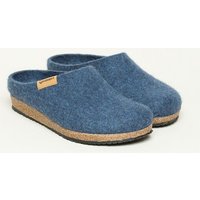 Stegmann Filzpantoffel 208 aus 100% hochwertiger Merino-Wolle - Hausschuhe für Damen & Herren - Pantoffeln mit Komfort-Kork-Sohle